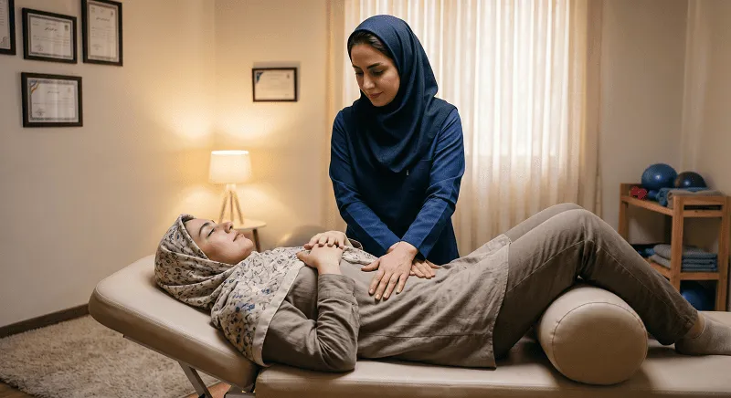 آموزش تقویت عضلات تنفسی و اصلاح الگوی تنفس
